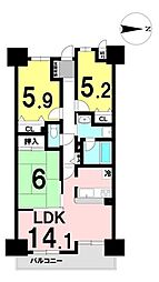 間取図画像 3LDK