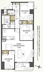 間取図画像 3LDK
