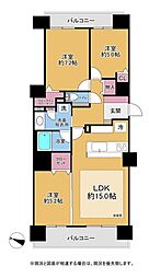 間取図画像 3LDK