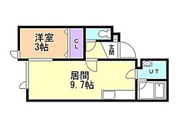 カーサ西岡の間取図画像