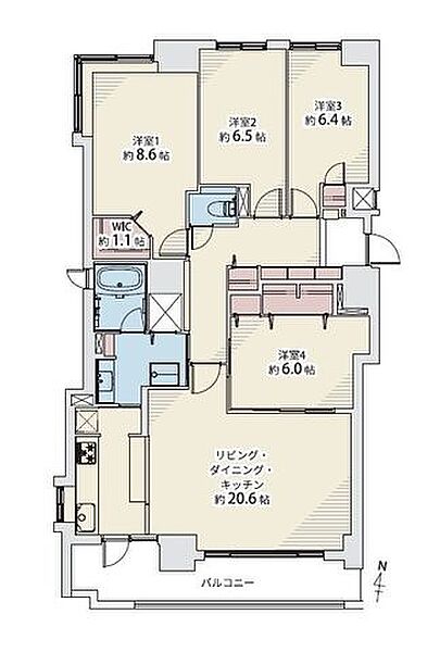 間取りを拡大表示