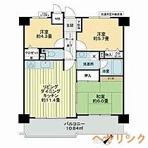 ライオンズマンション大野木公園  ｜ 愛知県名古屋市西区大野木3丁目（賃貸マンション3LDK・3階・60.41㎡） その2