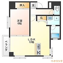 シティハイツ石原  ｜ 愛知県名古屋市西区上名古屋3丁目（賃貸マンション1LDK・5階・45.00㎡） その2