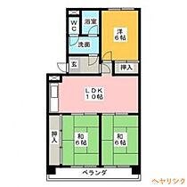 第2コーポ天道  ｜ 愛知県名古屋市北区天道町1丁目（賃貸マンション3LDK・3階・62.41㎡） その2