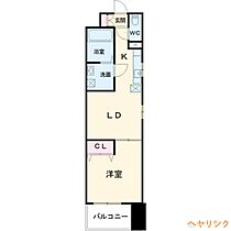 プラージュ大曽根  ｜ 愛知県名古屋市北区平安2丁目（賃貸マンション1LDK・4階・34.36㎡） その2