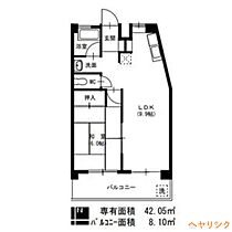 ロイヤルハイツタニ  ｜ 愛知県名古屋市西区浄心1丁目（賃貸マンション1LDK・3階・42.05㎡） その2