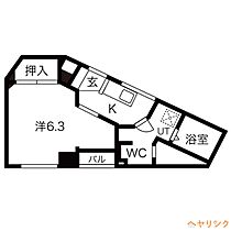 maison平安  ｜ 愛知県名古屋市北区平安2丁目（賃貸マンション1K・3階・25.00㎡） その2