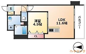 セントピア岡安  ｜ 愛知県名古屋市西区幅下2丁目（賃貸マンション1LDK・7階・41.36㎡） その2