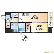 ビーロット平安通レジデンス  ｜ 愛知県名古屋市北区平安1丁目（賃貸マンション1DK・5階・29.43㎡） その2