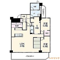 徳川1丁目パークマンション  ｜ 愛知県名古屋市東区徳川1丁目（賃貸マンション2LDK・11階・107.64㎡） その2