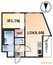 COCONE NAGOYA NORTH  ｜ 愛知県名古屋市西区栄生3丁目（賃貸アパート1LDK・2階・30.34㎡） その2