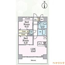 ハイドランジア東別院  ｜ 愛知県名古屋市中区平和1丁目（賃貸マンション2LDK・9階・63.48㎡） その2