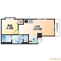 Aファードイレブン2  ｜ 愛知県名古屋市西区城西5丁目（賃貸アパート1LDK・1階・31.67㎡） その2