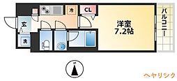 S-RESIDENCE丸の内駅前North 8階1Kの間取り