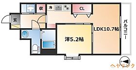 モエ・リングストーン  ｜ 愛知県名古屋市西区名駅2丁目（賃貸マンション1LDK・3階・40.73㎡） その2