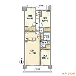 メガシティテラス2棟 2階