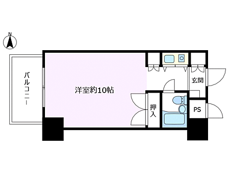 1R 間取り