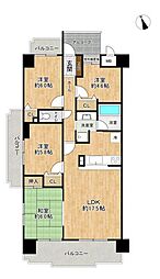 ミツイロイヤル国府宮 4LDKの間取図画像