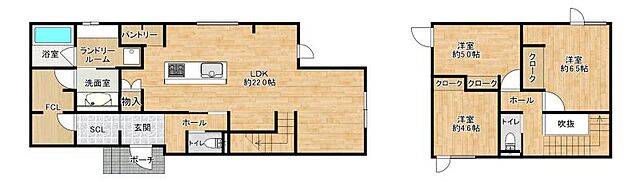 間取り 北名古屋市西之保八之坪
