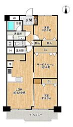 間取図画像 2SLDK