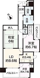 間取図画像 3LDK