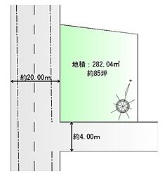石巻市門脇字元浦屋敷 建築条件なし