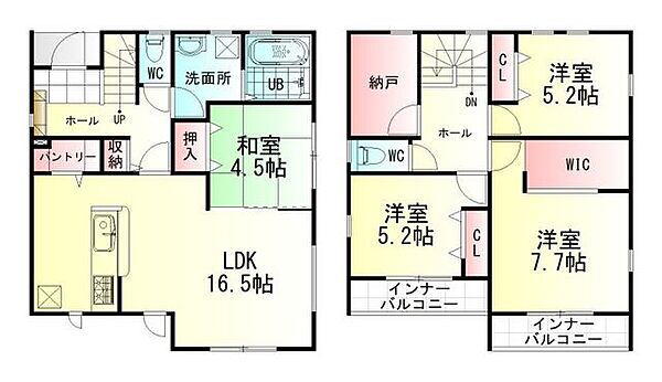 間取りを拡大表示