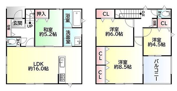 間取りを拡大表示