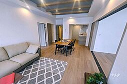 開放感のあるワイドスパンの間取り！室内はリフォーム済み