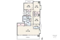 間取図画像 3LDK