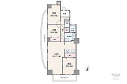 間取図画像 3LDK