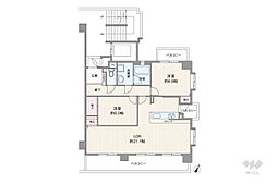 グローリアス春日井六軒屋町 2LDKの間取図画像