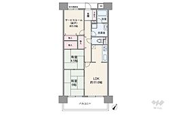 藤和シティコープ春日井駅前 2SLDKの間取図画像