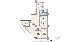 ザ・シーン城北アストロタワー 4LDKの間取図画像