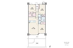 ライオンズマンション小幡苗代 3LDKの間取図画像
