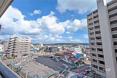 バルコニーからの眺め（南東方向）［2026年9月1日撮影］