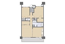 間取図画像 3LDK