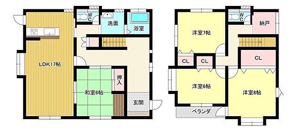 間取りを拡大表示