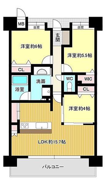 間取りを拡大表示