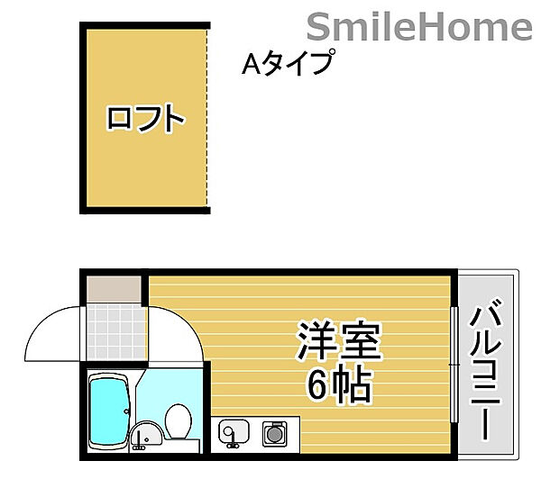 ラビッツコート聖天下 ｜大阪府大阪市西成区聖天下1丁目(賃貸マンション1R・2階・17.00㎡)の写真 その2