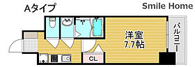 グランパシフィック岸里東  ｜ 大阪府大阪市西成区岸里東1丁目6-9（賃貸マンション1K・5階・25.00㎡） その2