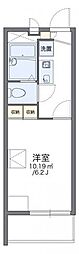 多摩都市モノレール 上北台駅 徒歩4分の賃貸マンション 3階1Kの間取り