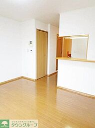 多摩都市モノレール 桜街道駅 徒歩15分の賃貸アパート 2階1LDKのリビング/ダイニング