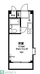 フェリーチェ21 ワンルームの間取図画像