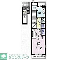アクティフ ワンルームの間取図画像