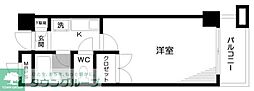 日神パレステージ玉川上水 1Kの間取図画像