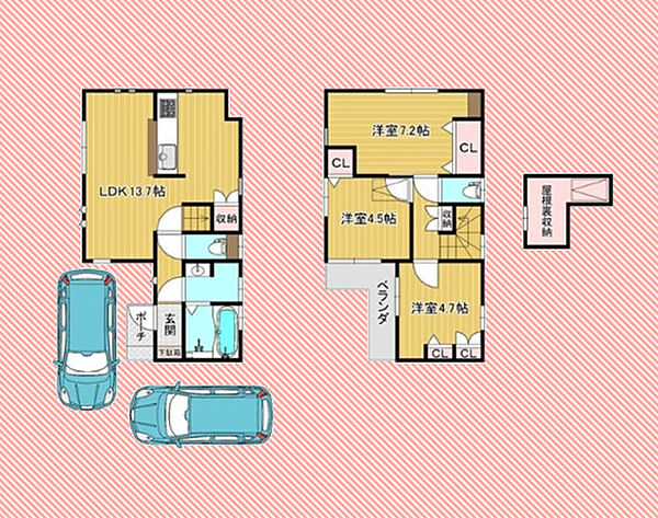 間取りを拡大表示