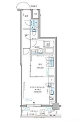 パークアクシス文京本郷 1LDKの間取図画像