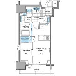 ルフォンプログレ本郷三丁目 1LDKの間取図画像