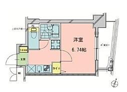 東京メトロ南北線 東大前駅 徒歩1分の賃貸マンション 7階1Kの間取り